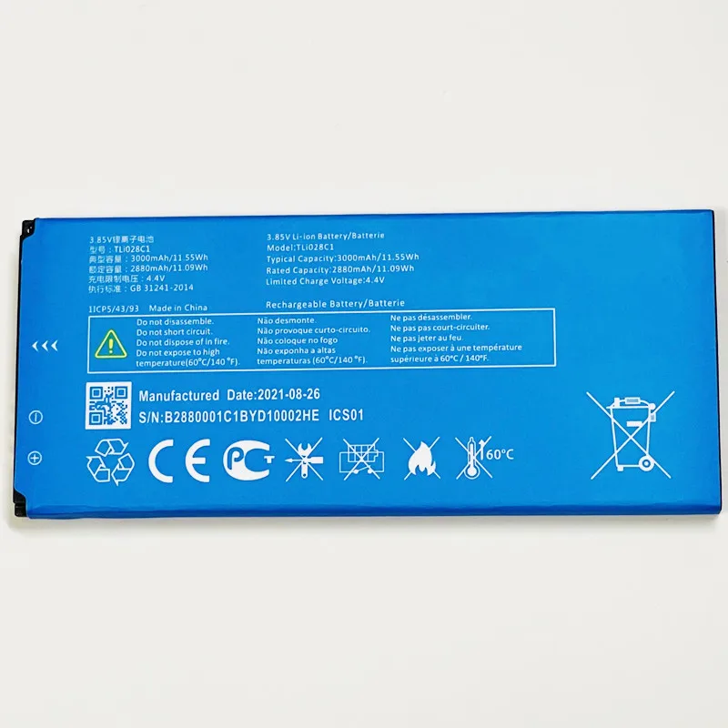 3 8 V 3000mAh TLi028C1 для Alcatel 1B 2020 5002D 5002X 5002H 5002A 5002F 5002I 5002M 5002S TLi028C7 аккумулятор | Мобильные