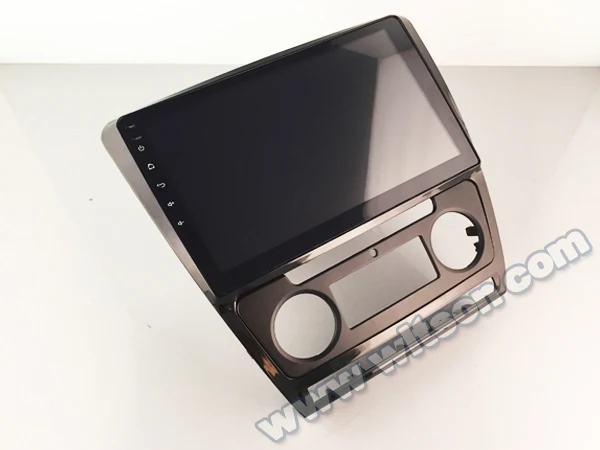 Top 10.2" Curved Surface Big Screen Android 9.0 OS Car Multimedia GPS Radio for Skoda Octavia 2010-2014 Auto Air-Conditioner Version 2
