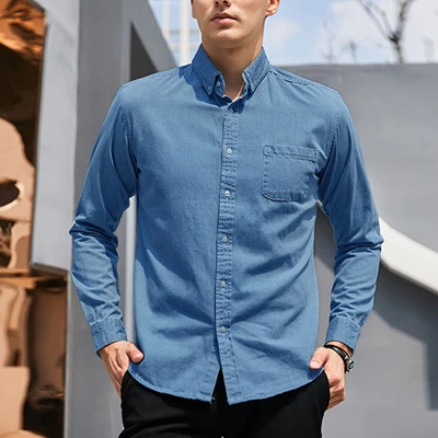 denim formal shirts