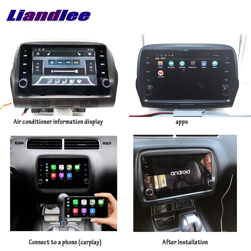Автомобильный мультимедийный проигрыватель Android для Chevrolet Camaro 2010/2011/2012/2013/2014/2015