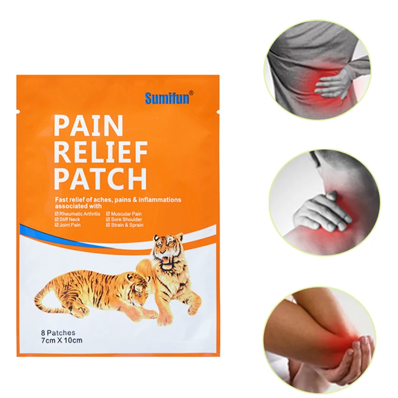 40 шт. прозрачные обезболивающие пластырь китайский медицинский для облегчения