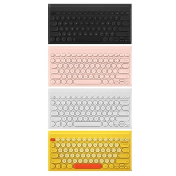 

Wireless Keyboard Mini Round Button Gaming Keyboard for macbook Computer Keypad X6HA