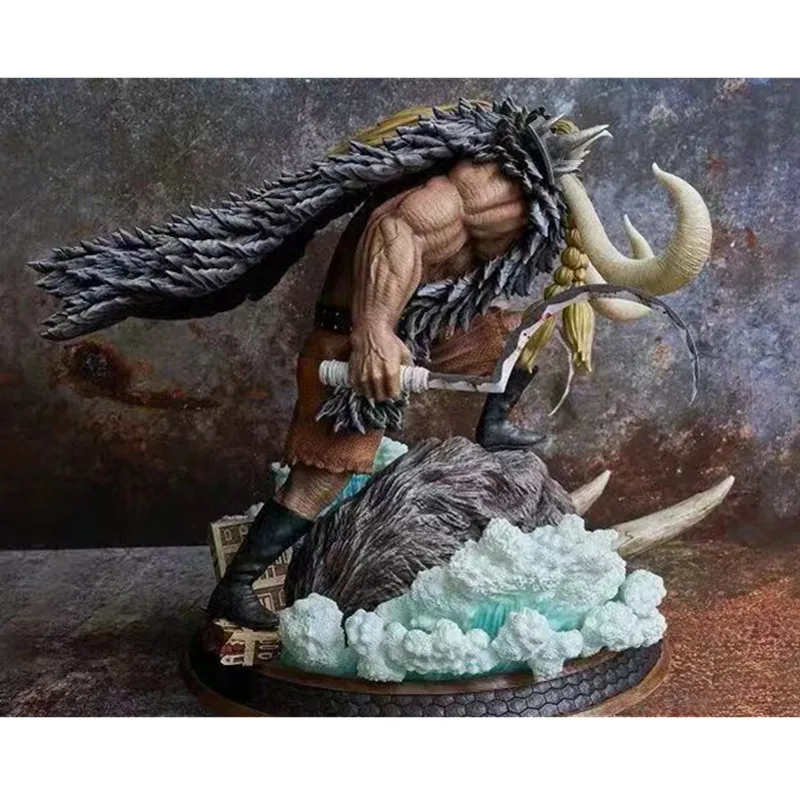 ONE PIECE Cartoon Kaido One Of The Four Emperor Unkilled Marle De Dragonne Captain GK PVC Action Figure Collect Model Toy M3054