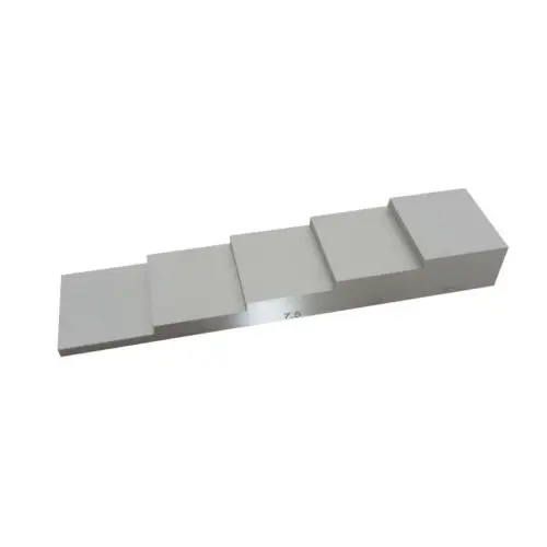 2.5-5-7.5-10-12.5mm 5 step test block 304 stainless steel Calibration test Block for Ultrasonic Thickness Gauge