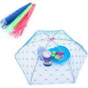 

Food Covers Umbrella Style Anti Fly Mosquito Kitchen Cooking Tools Meal Cover Table Mesh Food Cover for Home