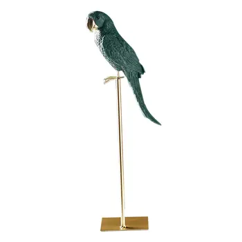 

1Pc Parrot Ornament Europe Style Ornament Living Room Wine Cabinet Desktop Decor