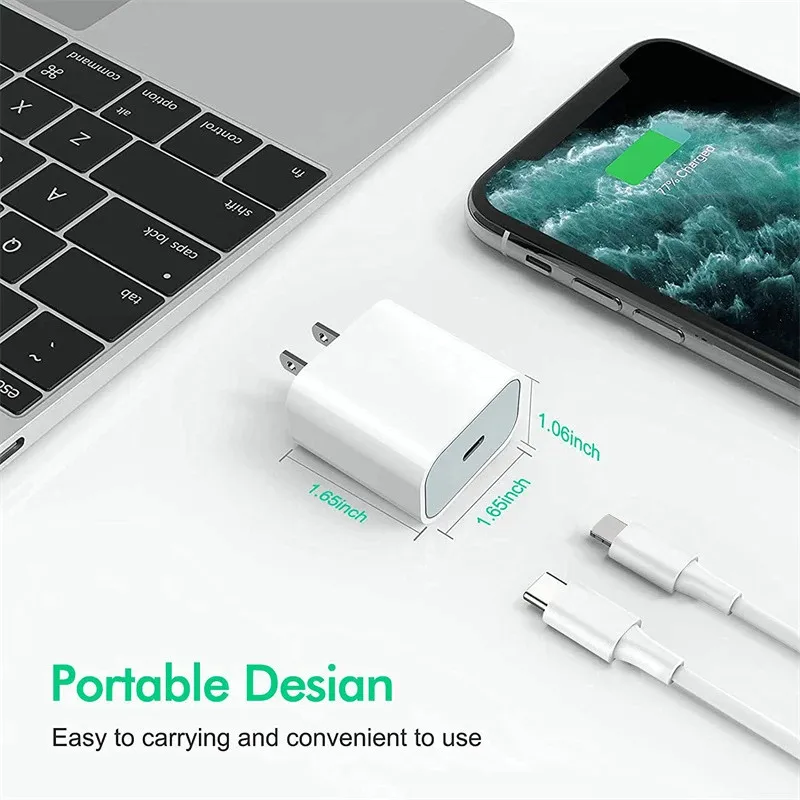 20W PD Charger Super Fast Charge Usb Type C For iPhone 13 Samsung s21 s20 s10 USB Xiomi Mi 10 A2 8 Lite 9 se RedMi 5A 6A 4X poco mobile phone chargers