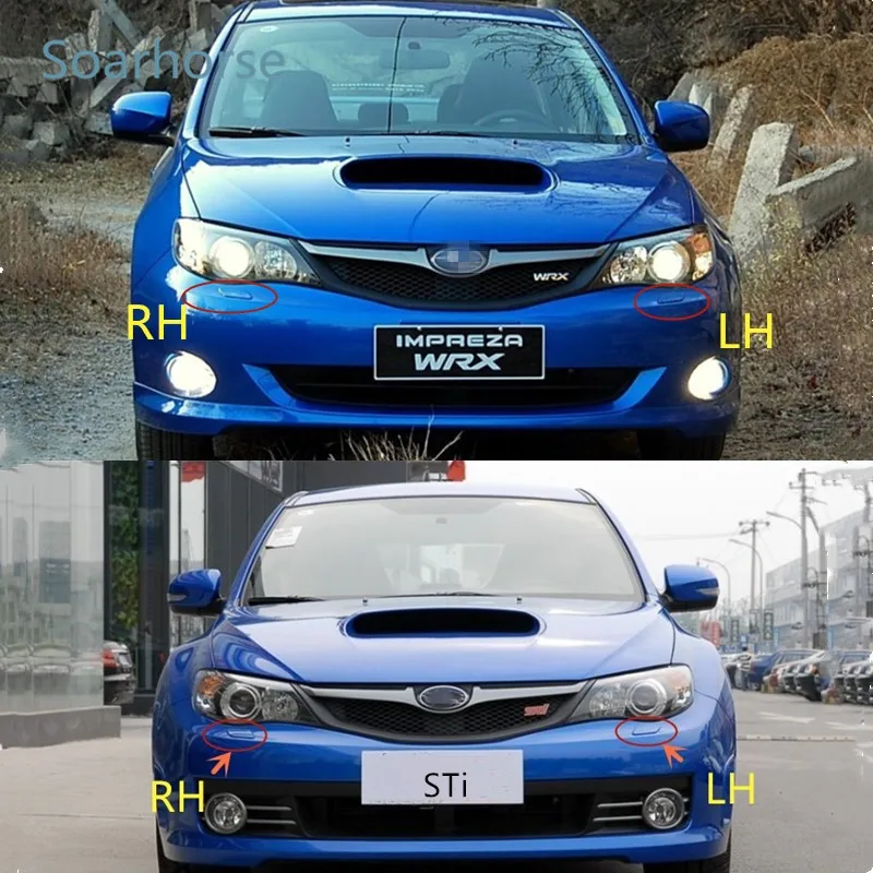 Передний бампер фары моющий распылитель насадка Jet Hid крышка Крышка для Subaru Impreza WRX STI 2007 2008 2009 2010 2011