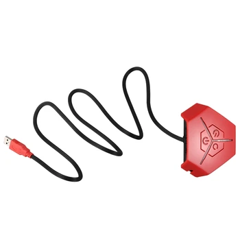 

V6 Dual USB Ports Waterproof Desktop PC Computer Case Power Supply Button Switch Support PCI Connection