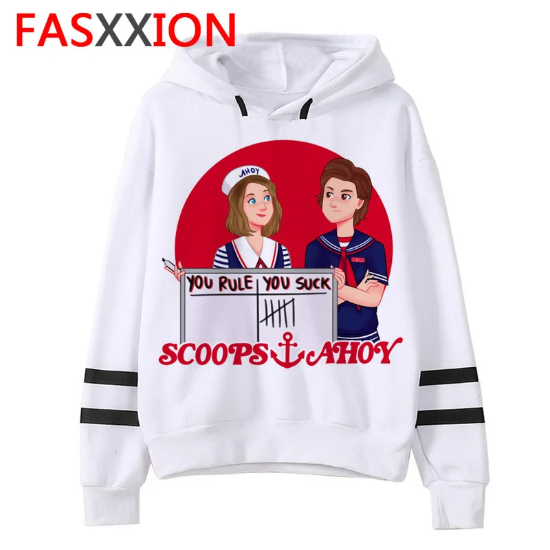 Странные Вещи Толстовка для мужчин/женщин с капюшоном Kpop толстовки Kawaii негабаритных Harajuku хип хоп толстовки мужские/женские забавные