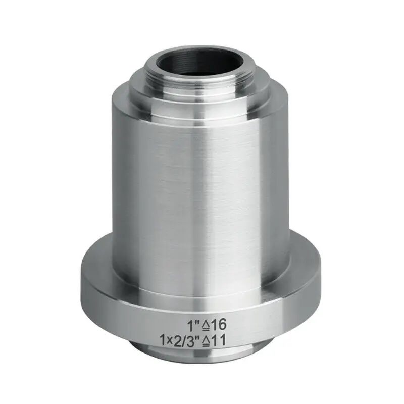 0.35X 0.55X 1X Mnifier адаптер объектива Нержавеющая сталь с резьбовым соединением типа C Камера переходник для Leica по изготовлению микроскопов 1 шт