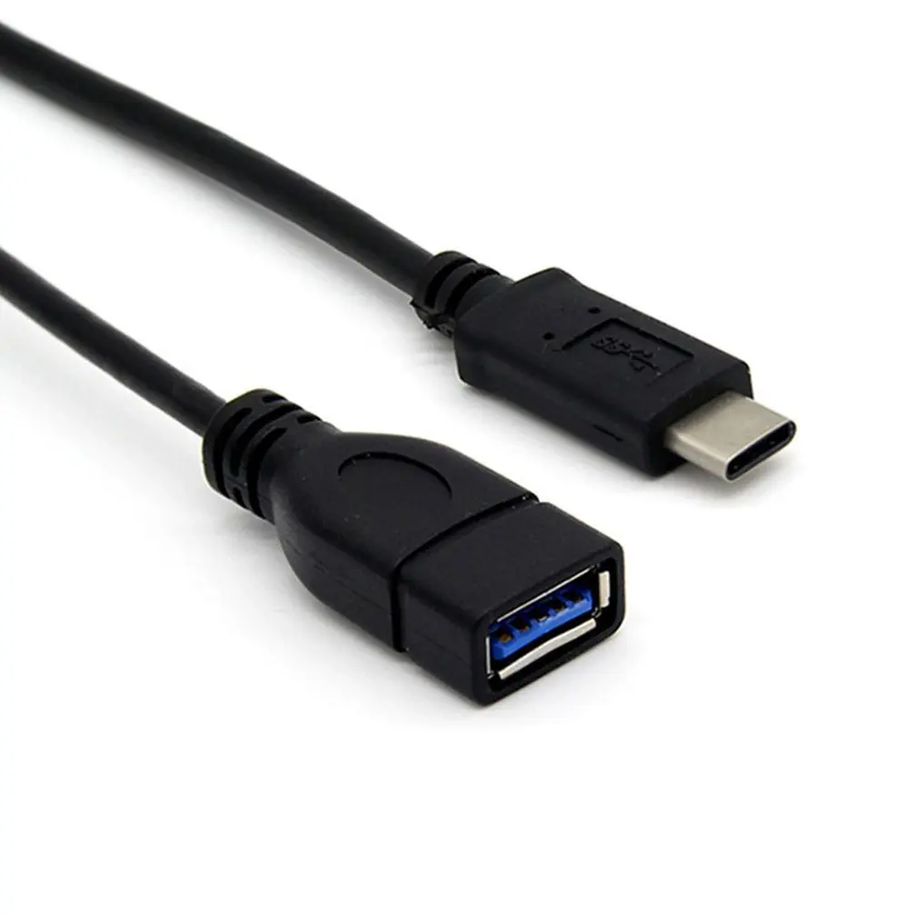 1 шт. OTG кабель USB-C 3,1 Тип C штекер USB 3,0 тип A Женский OTG адаптер кабель-конвертер Шнур кабель передачи данных для u-диска