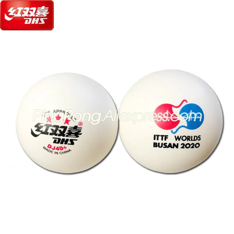 Новинка 2020 года мячи для настольного тенниса DHS DJ40 + 3 звезды ITTF Чемпионат мира по