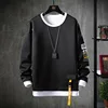 2022 Solid Color Sweatshirt Men Harajuku Hoodies Autumn Spring Hoody Casual Hoodie Cotton Sweatshirts Men Streetwear Clothes ► Photo 2/6