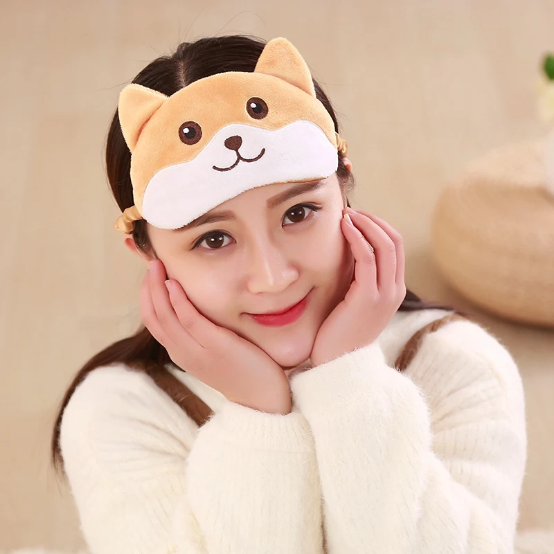 

Cute Plush Corgi Eye Mask Shade Light Cover Mask Stuffed Corgi Dog Plush Toy Kid Girl Gift Animal Sleeping Eyepatch Christmas