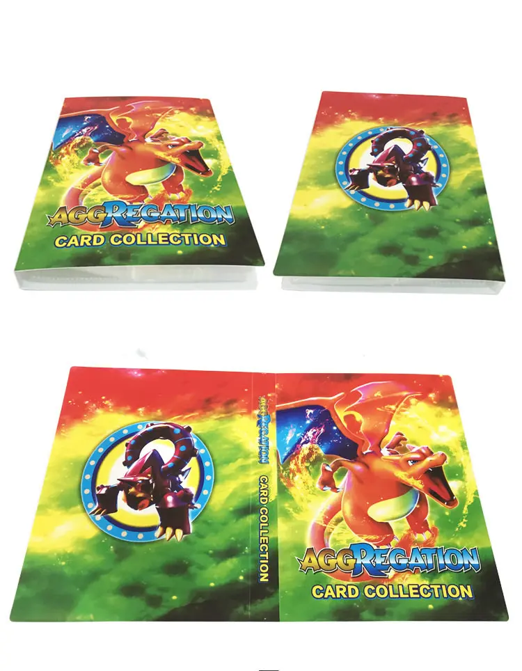 Коллекционный держатель Альбом 19style Pokemon Cards альбом книга Пикачу мультфильм аниме Pocket Monster игрушка для детей подарок - Цвет: Бургундия