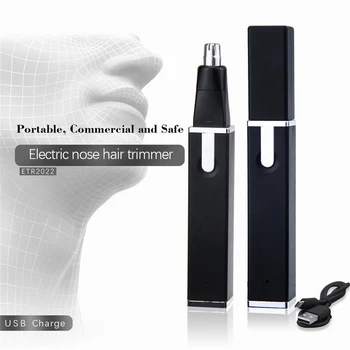 

Nose Ear Hair Trimmer Stainless Steel Rechargeable Wireless Electric Waterproof Ear Eyebrow Clipper Removal Men/Women Painless