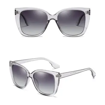 

4 4 Colors Women Polarized Driving Sunglasses Gradient Double Colors Metal Frame Goggles Fashion Elegant Outdoor Protection