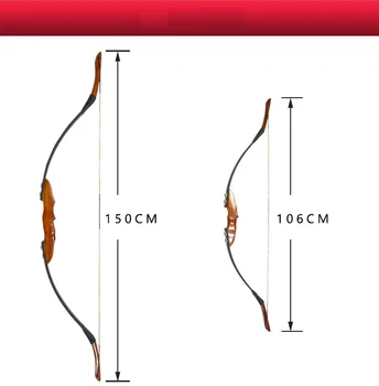 

Split American Hunting Bow Recurve Bow Compound Bow Cowhide Children Adult Shooting Archery Competitive Sports Beginners