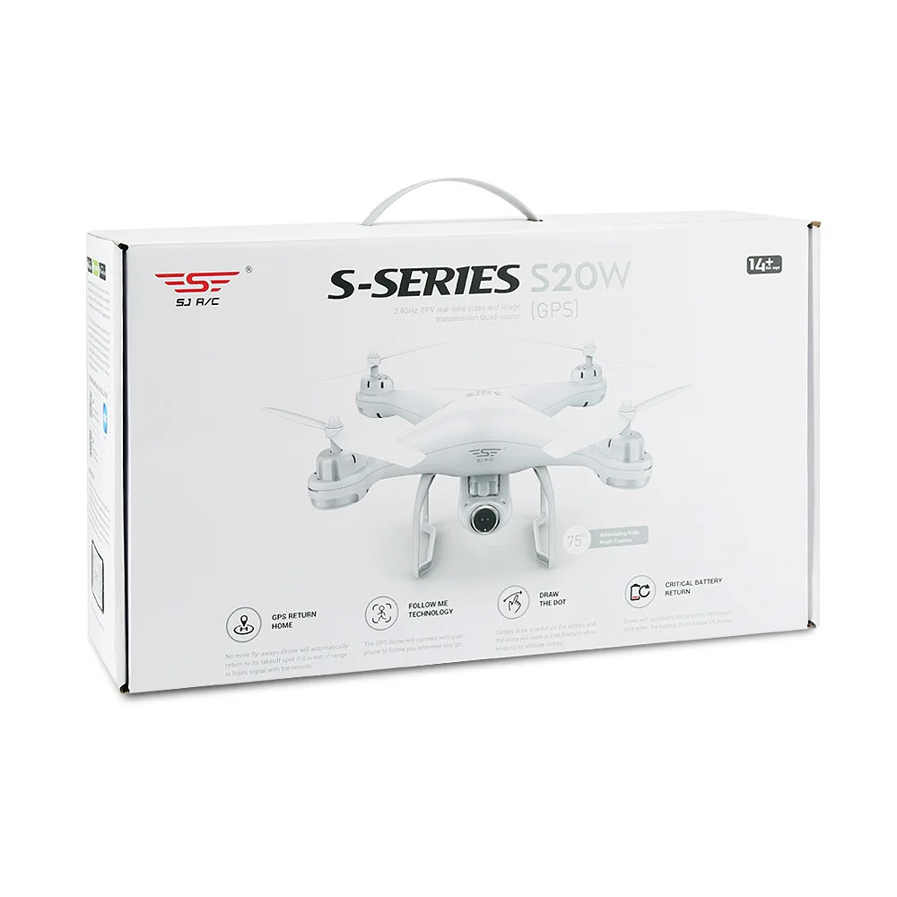 

Shi ji S20w GPS Positioning Quadcopter Unmanned Aerial Vehicle Aerial Photography Smart Remote Control Toy Plane Set High