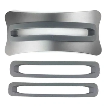 

Aluminum Space-Saving Laptop Vertical Stand Desktop Erected Holder for Mac Book Pro Air 2Pcs Silica Gel Pad