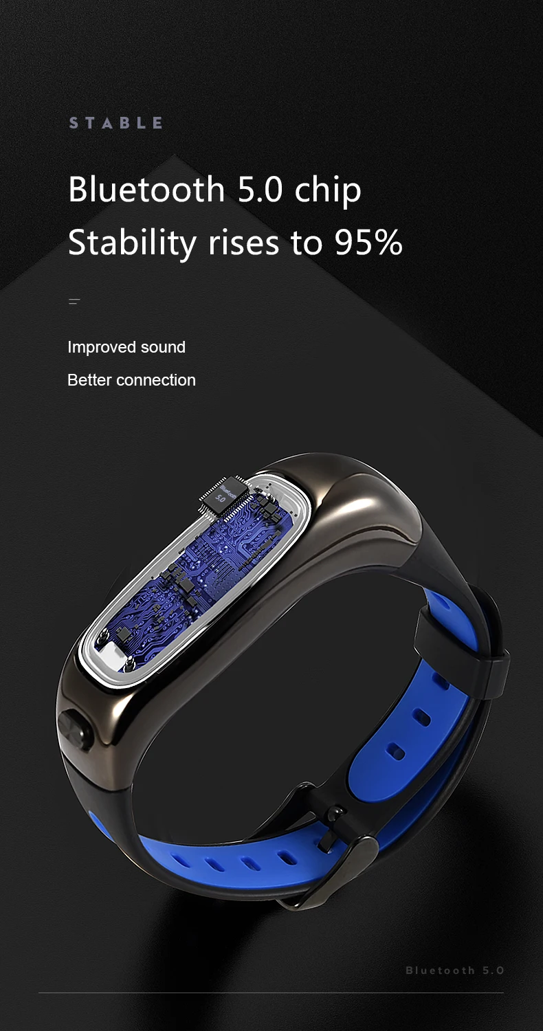 Новинка, фитнес-трекер, женские Bluetooth часы, монитор сна, водонепроницаемые спортивные часы для мужчин, умный Браслет, Android iOS