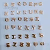 Duoying DIY Slider Charms Custom Name Accessories Zircon Sliding Letter Charms Personalized Letter Replace Jewlery Parts Charm