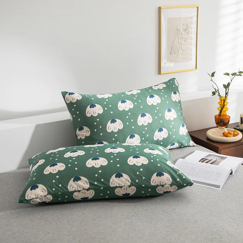 

10 Antibacterial and anti-mite Skin-friendly fabric Knitted Cotton pillowcase
