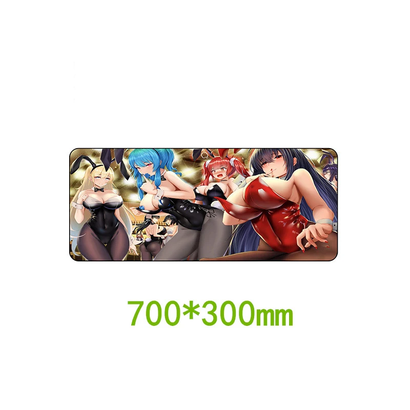 700X300mm FFFAS игровой коврик для мыши Высокое разрешение бар девушка Графический популярные товары в Японии и Южной Корее натуральный каучук моющийся XXL - Цвет: 700X300mm