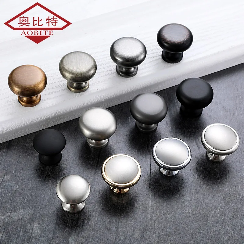 Kitchen Cabinet Storage Handles Matte Black Accessories Dressers Closet Handle Door Drawer Button Furniture Wardrobe Door Knobs