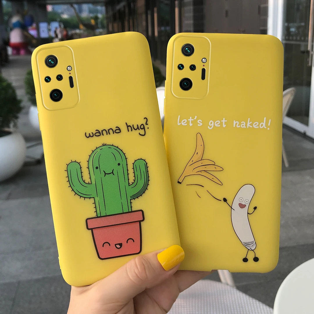 Custodia Carina Per Cartoni Animati Per Xiaomi Redmi Note 10 Pro Max 10S Custodie Per Telefoni Cover Colorata Morbida Coque Su Redmi Note 10 Global Ve