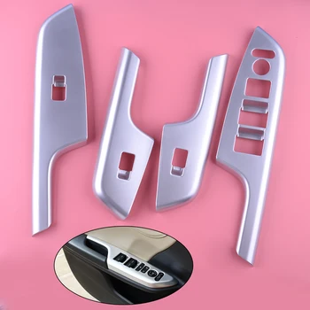 

CITALL Silver 4pcs Car ABS Window Master Switch Button Cover fit for Honda CRV 2012 2013 2014 2015 2016