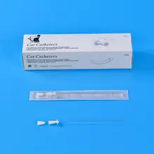 Cat Catheter with Stylet Side Holes 3FR 4FR 1.0/1.3*130mm Sterile Urinary