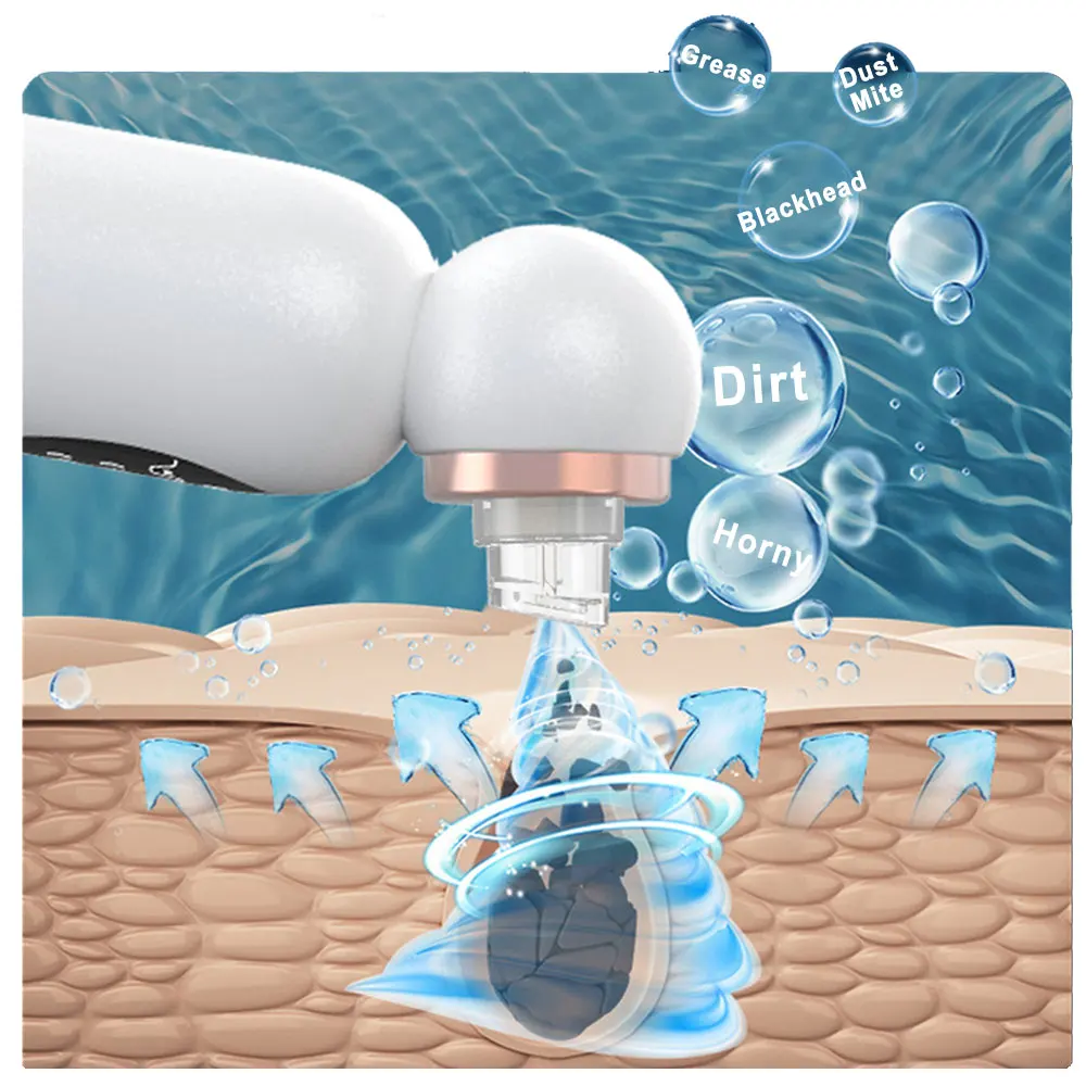 New Blackhead Remover Vacuum Suction Personal Care Small Bubble Electric Face Nose Cleaner 2