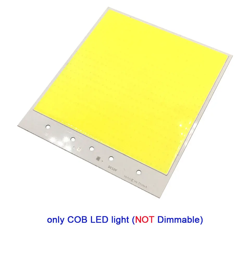 Super Bright Dimmable 12V COB LED Lights Board Panel Lamp max 300W LED Lighting with Dimmer Cold White 6500K COB Bulbs for DIY (10)