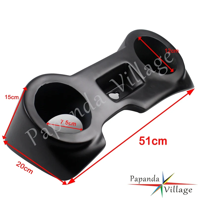 

Motorcycle Scooter Fiberglass Stereo Ring Speaker Trim Guard Horn Cover Speaker Box For SYM Voyager GTS 125 250 300 Scooter