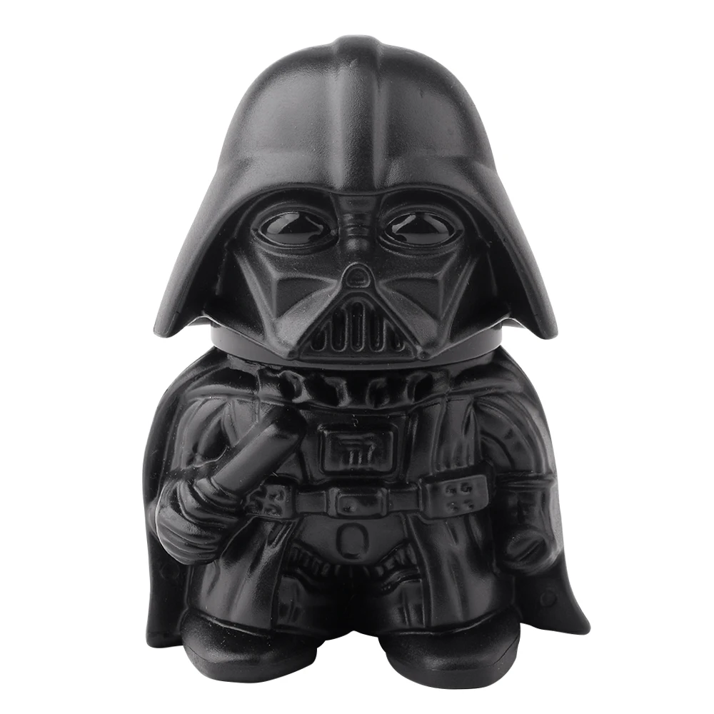 Star Wars 3 слоя цинковый сплав звезда смерти измельчитель сорняков Дарт Вейдер форма измельчитель табака и трав измельчитель, для сигарет WIith Box - Цвет: Зеленый