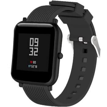 

Wrist Strap For Xiaomi Huami Amazfit Bip/Bip S 1S Youth Lite Smart Watch 20MM Bands Silicone Bracelets For Amazfit GTS GTR 42MM