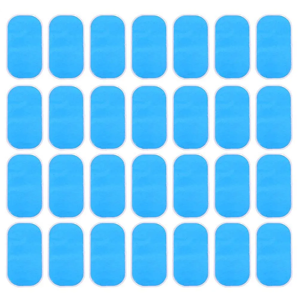 30/40/50Pcs Gel Pads Muscle Trainer Abdominal Stimulator Gel Stickers Portable Fitness Hydrogel Exerciser Replacement Gel Patch