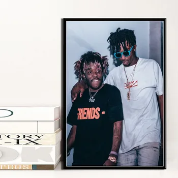 

Playboi Carti & Lil Uzi Vert Rap Hip Hop Singer Star Art Painting Silk Canvas Poster Wall Home Decor Artwork obrazy plakat