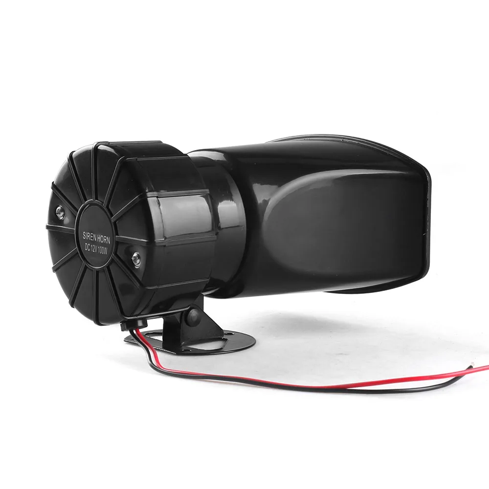 12V 7 Tones Wireless Electronic Siren Loud Car Warning Alarm 130dB Police Fire Siren Horn Car accessories