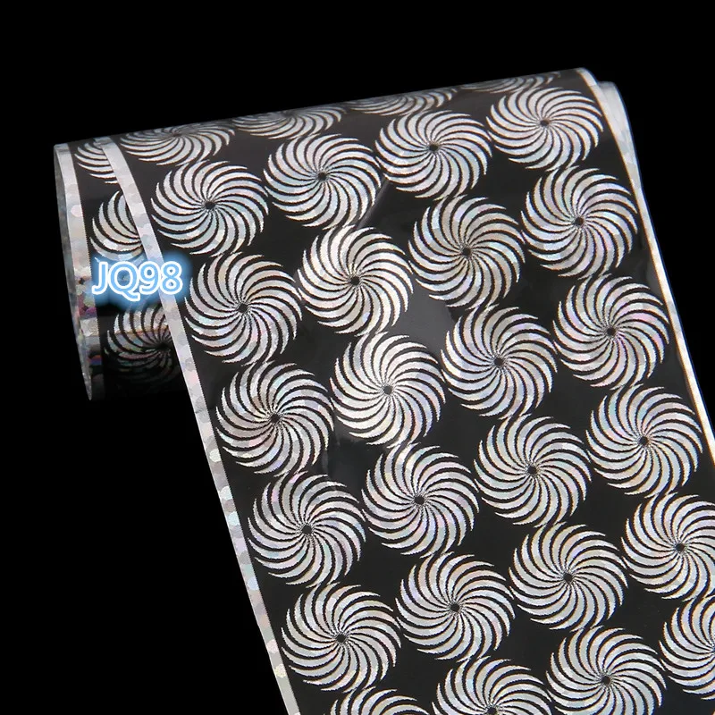 Christmas Sticker On Nails DIY Nail Art Transfer Foil 3D Snowflake Flowers Star Adhesive Tips Gel Polish Accessories 4*100cm