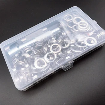 

100 Pcs Various Specifications Copper Hole Installation Eyelet Die Tool Leather Craft Used for Buckle Set Luggage Leather
