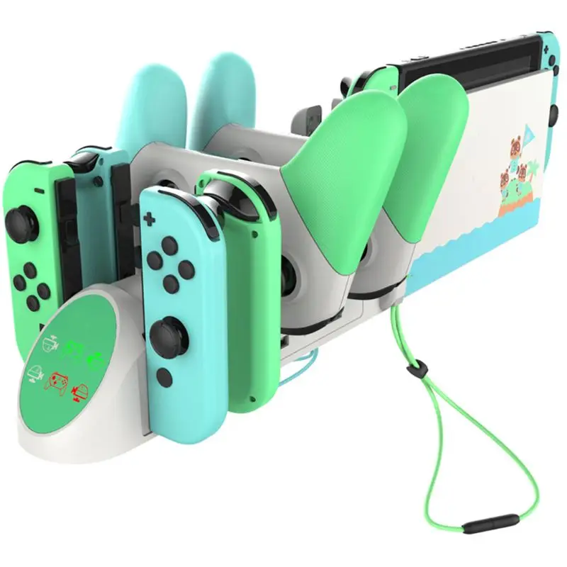 Многофункциональная зарядная док-станция Подставка для NS Switch Joycon игровой