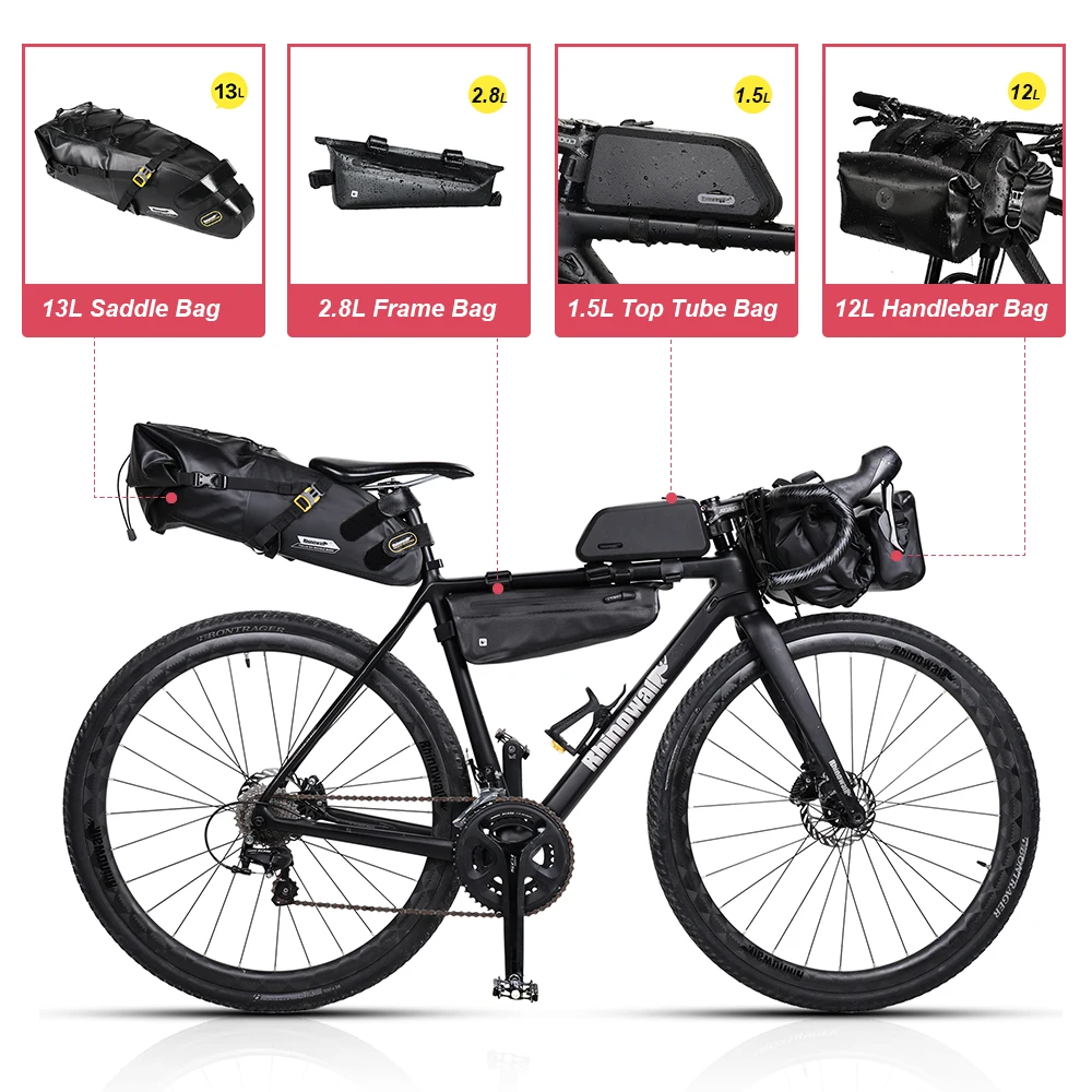 Borsa Nomad al triangolo superiore per Cicloturismo - Tg. M
