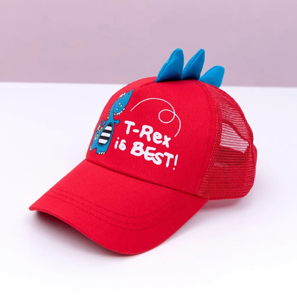 Adult Kids Baby Cartoon Dinosaur Embroidered Letter Printed Cap Harajuku Fashion Boys Girls Baseball Caps Peaked Hat бейсболка