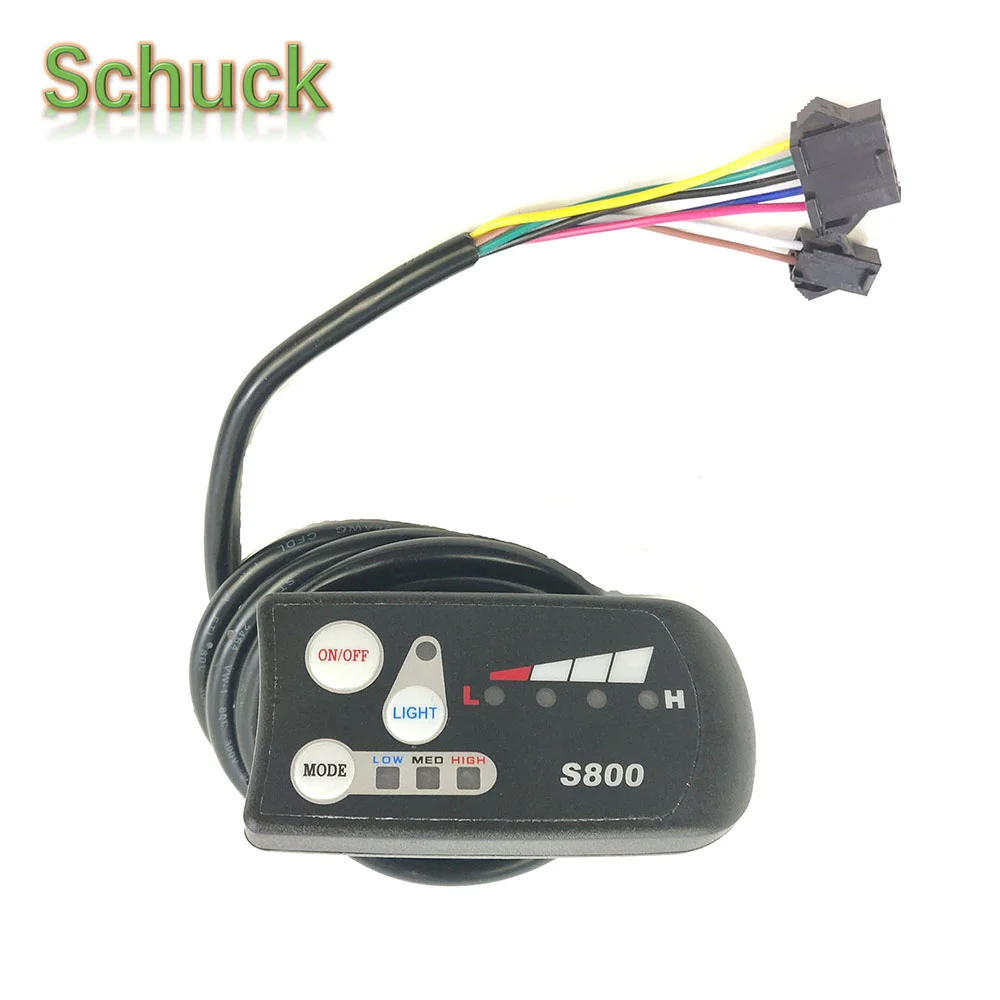 

Schuck LED S800 Display 36V 48V Electric Bike Intelligent Control Panel Display Electric Bicycle