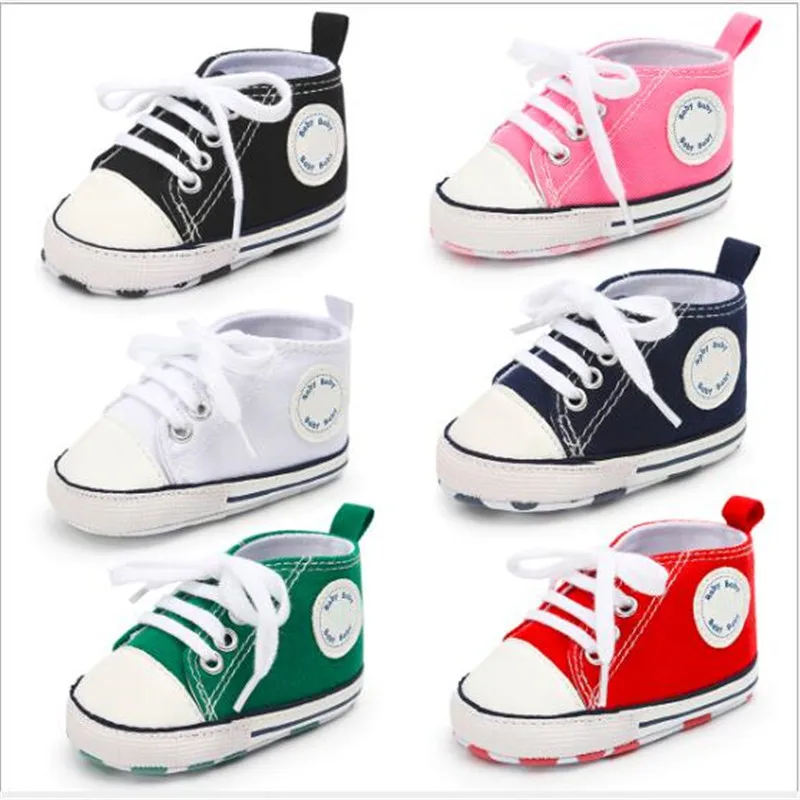 Baby Shoes Canvas Sneakers Sneakers Shoes Soft Sole Shoes Canvas Classic Baby Sports Shoes For Newborn