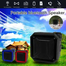 Беспроводная bluetooth колонка, наружная колонка, bluetooth 5,0, время воспроизведения 20 ч, 1200 мАч, громкая связь, Fm радио, водонепроницаемая