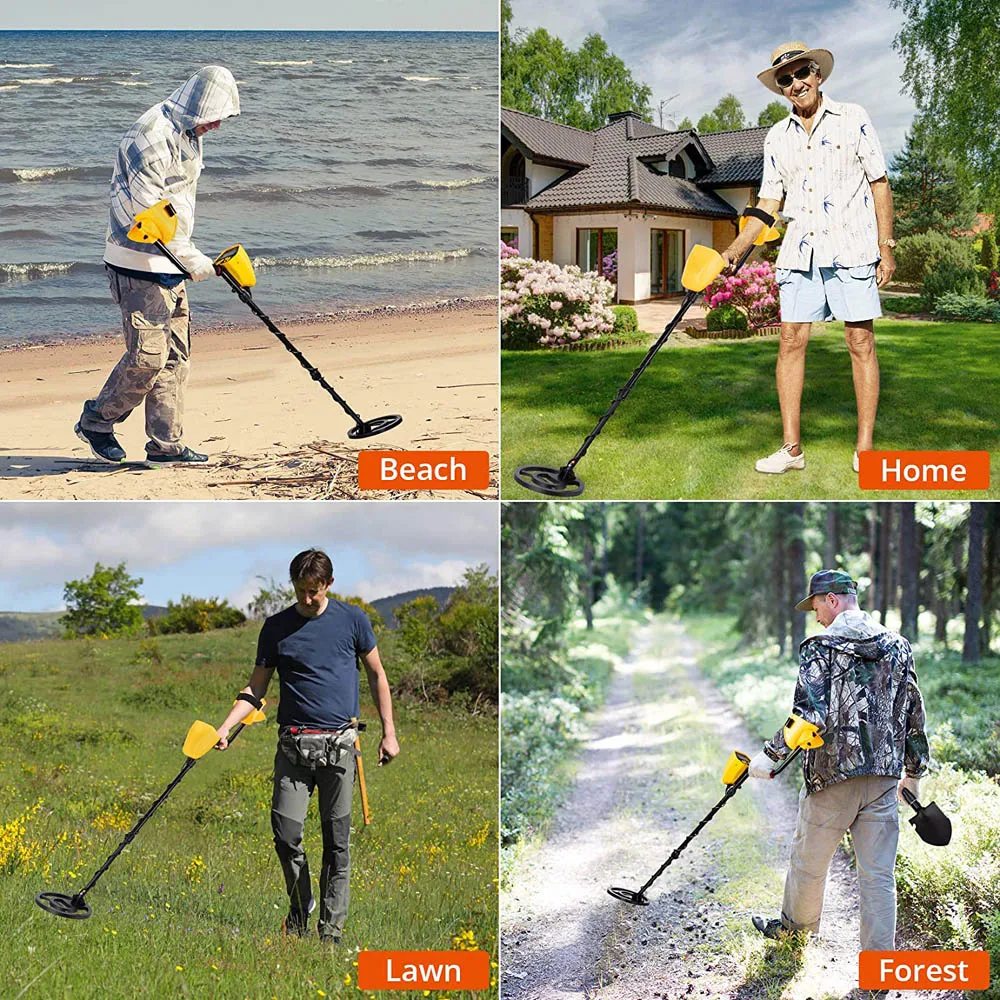 Metal Detector Professional MD-3028 Metal Detector Gold Search High Sensitive Long Range Depth Exploration Waterproof Coil Treasure Hunter